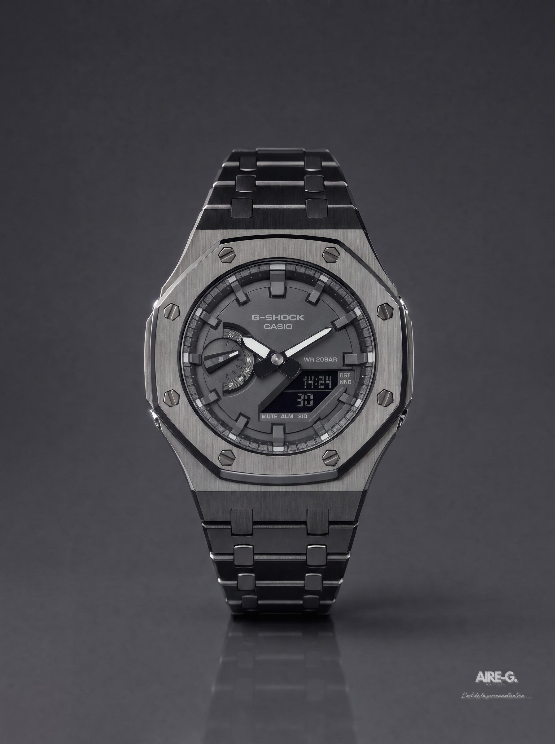 G-SHOCK - Acier Noir