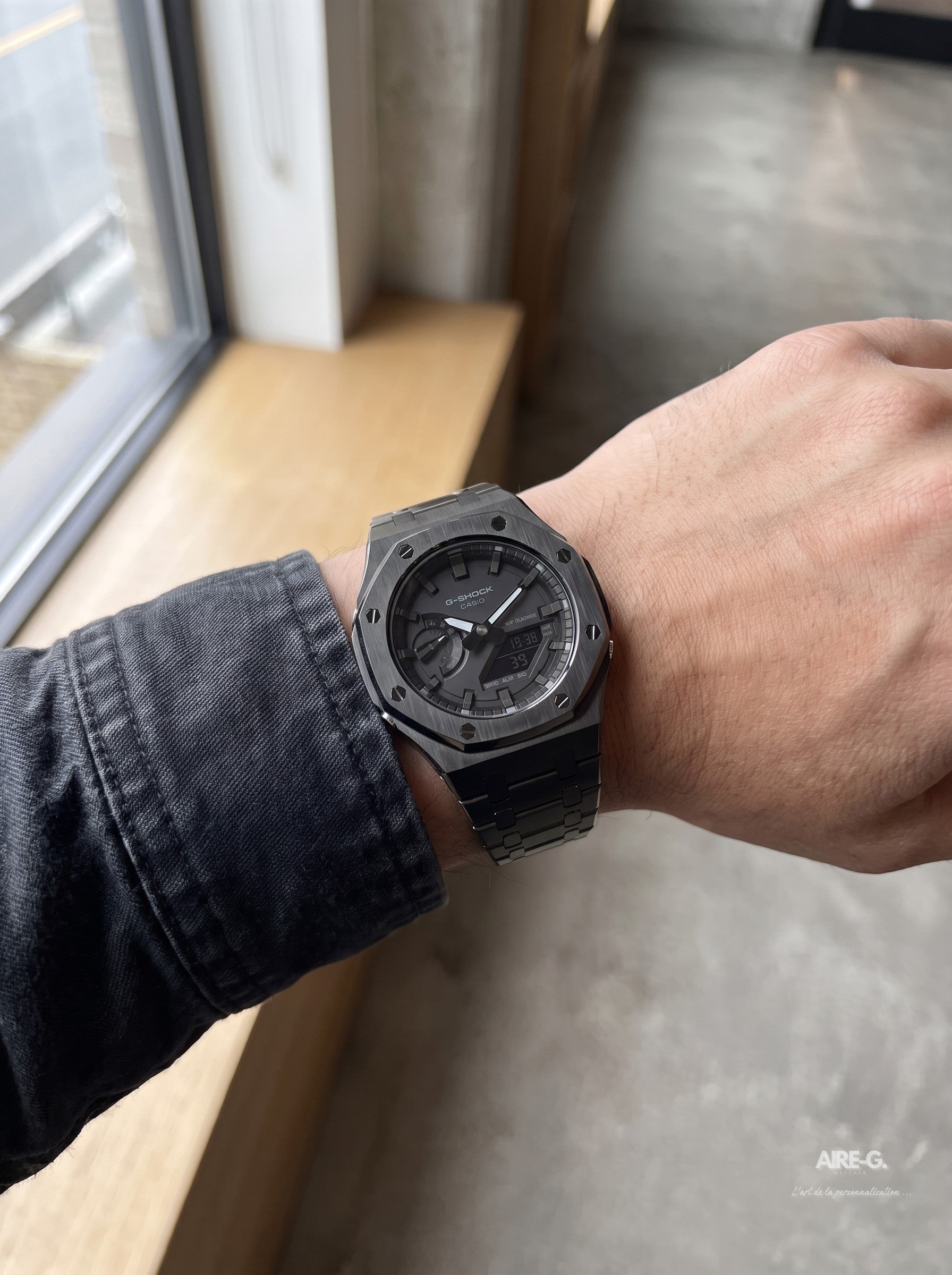 G-SHOCK - Acier Noir