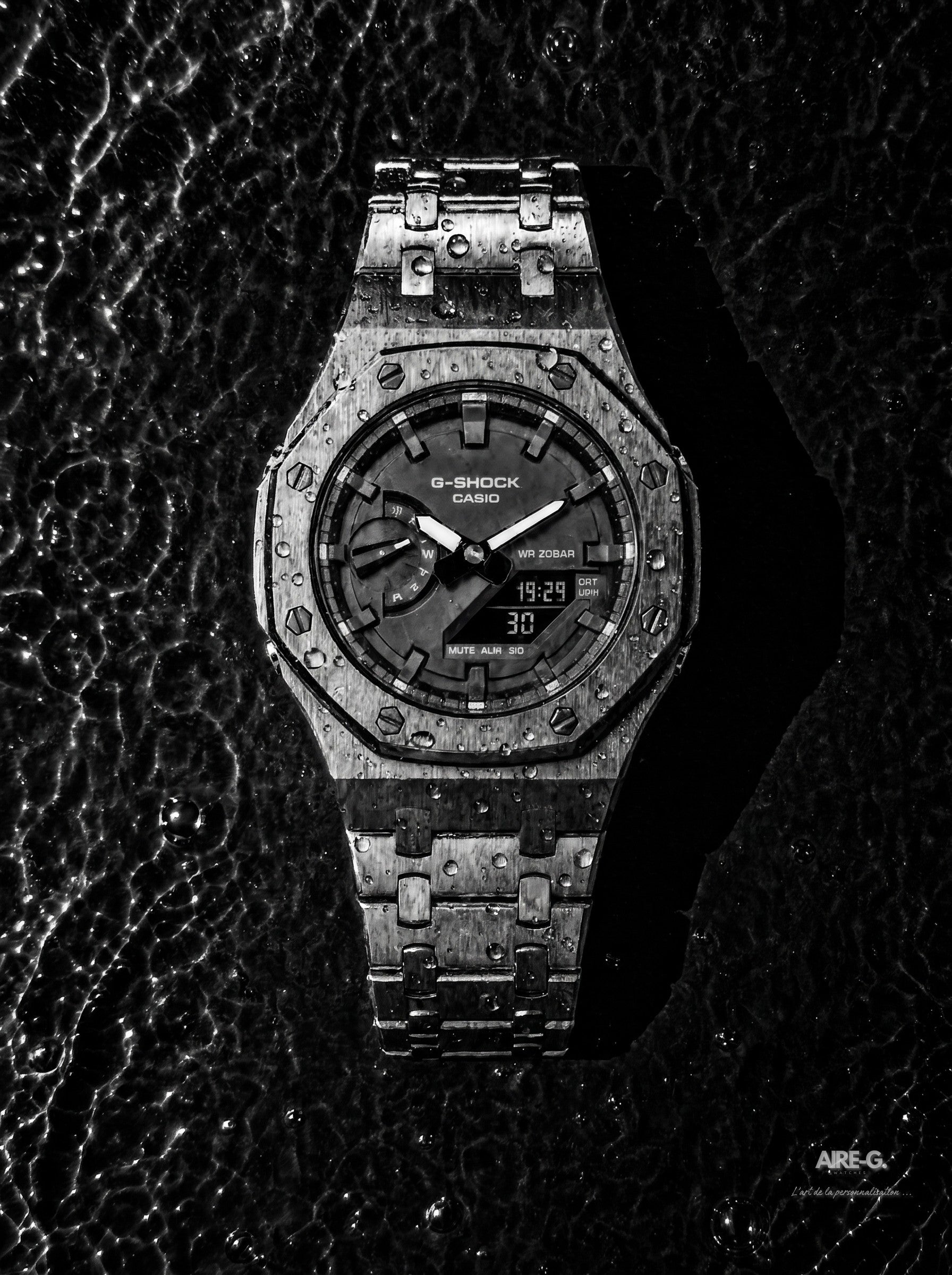 G-SHOCK - Acier Noir